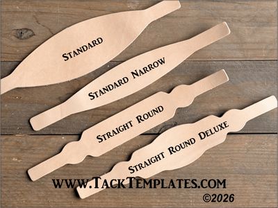 NOSEBAND Leather Blanks