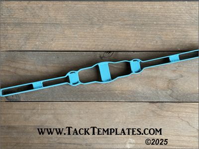 Straight Round Deluxe Browband Leather Die