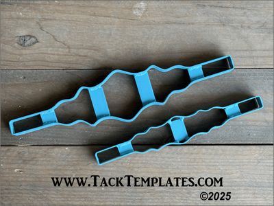 Diamond Round Wide Halter Leather Die