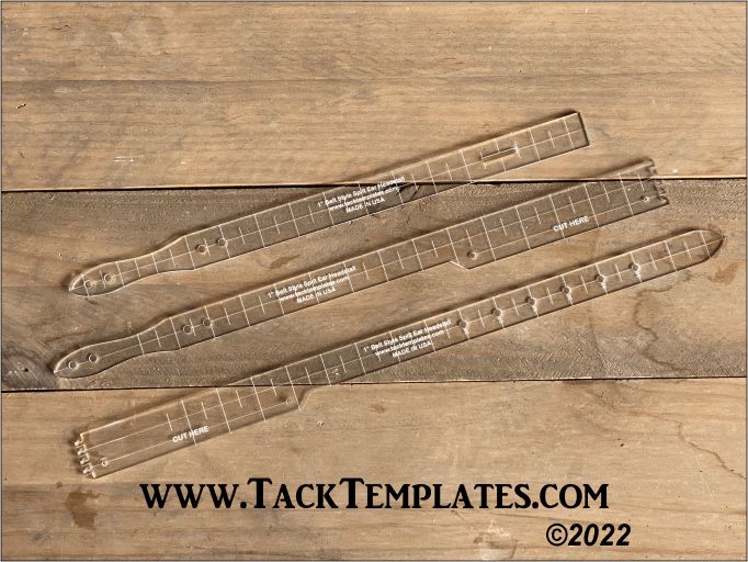 Belt Style Split Ear Headstall Leather Die