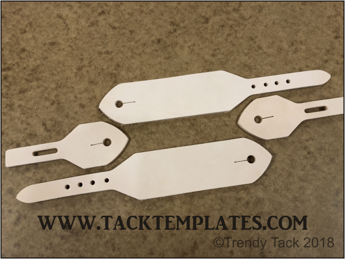 Belt Style Spur Straps Leather Blanks