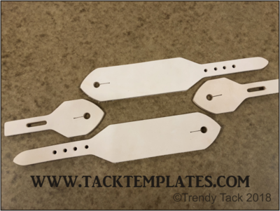 Belt Style Spur Straps Leather Blanks