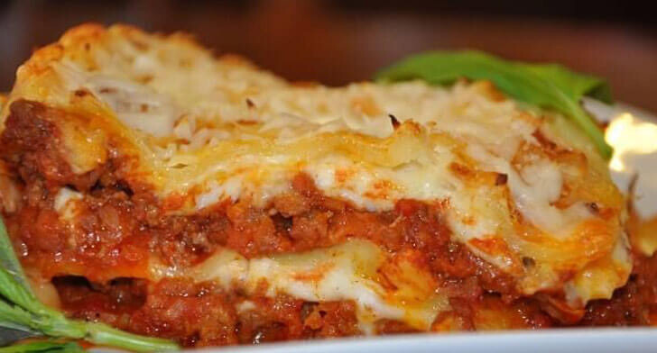 Beef Lasagne ( check stock) need 24 hours to prepare