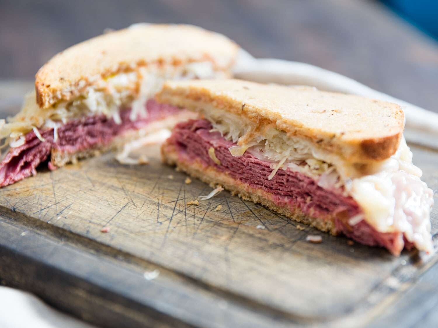Hot beef on rye  (N/S)