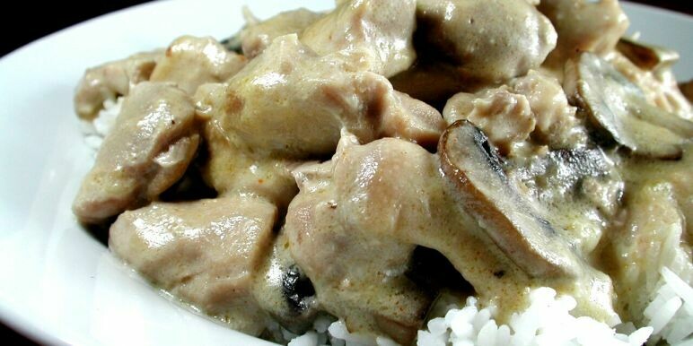 Chicken A La King NO  rice / spagetti