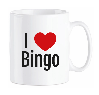 I &#39;Heart&#39; Bingo Mug