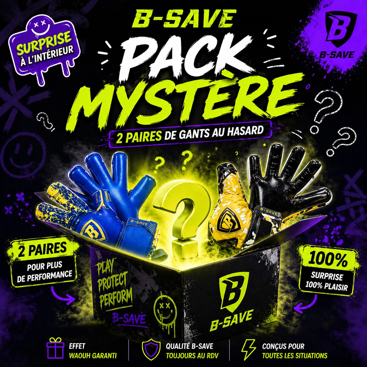 PACK MYSTERE 2 PAIRES