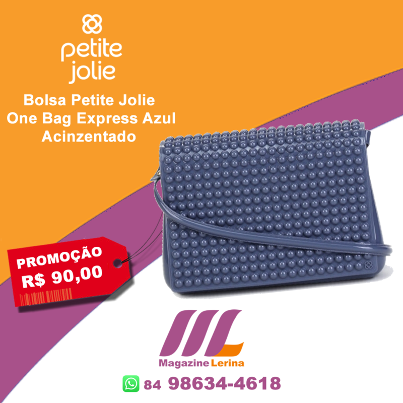 Bolsa Petite Jolie One Bag Express Azul Acinzentado