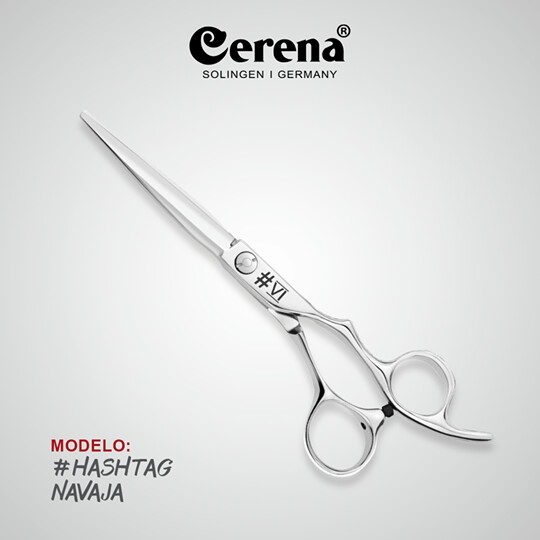 TIJERA CERENA Q SILVER  # 6&quot; NAVAJA