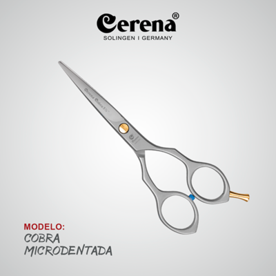TIJERA CERENA COBRA 5.5&quot; MICRODENTADA