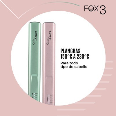 Plancha para Cabello TAIFF modelo Fox Ion 3