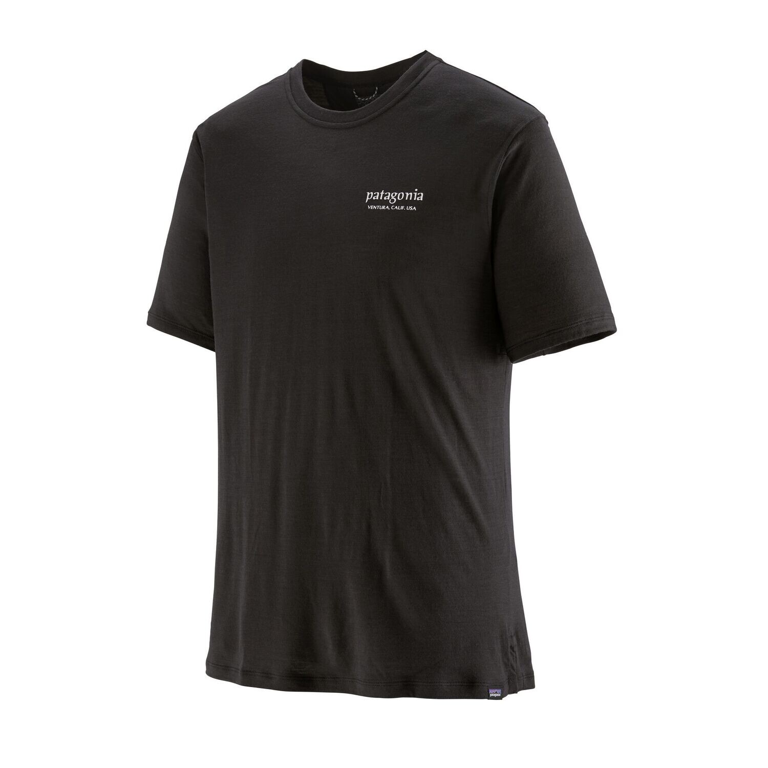 Patagonia Cap Cool Merino Graphic Shirt Herren, Farbe: Heritage Header: Black, Größe: S