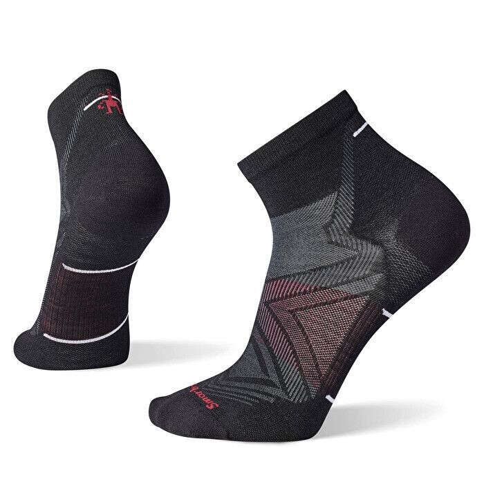 Smartwool Run Zero Cushion Ankle Herren, Farbe: Black, Größe: M