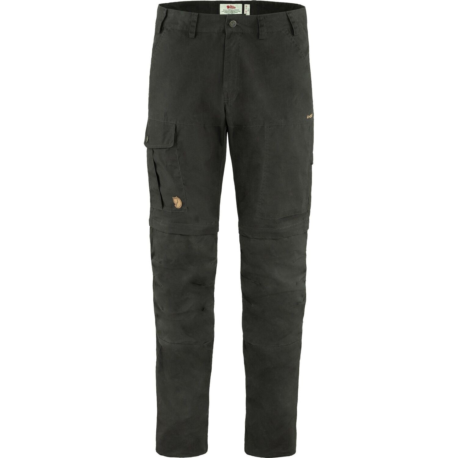 Fjäll Räven Karl Pro Zip-Off Trouser, Farbe: Dark Grey, Größe: 52