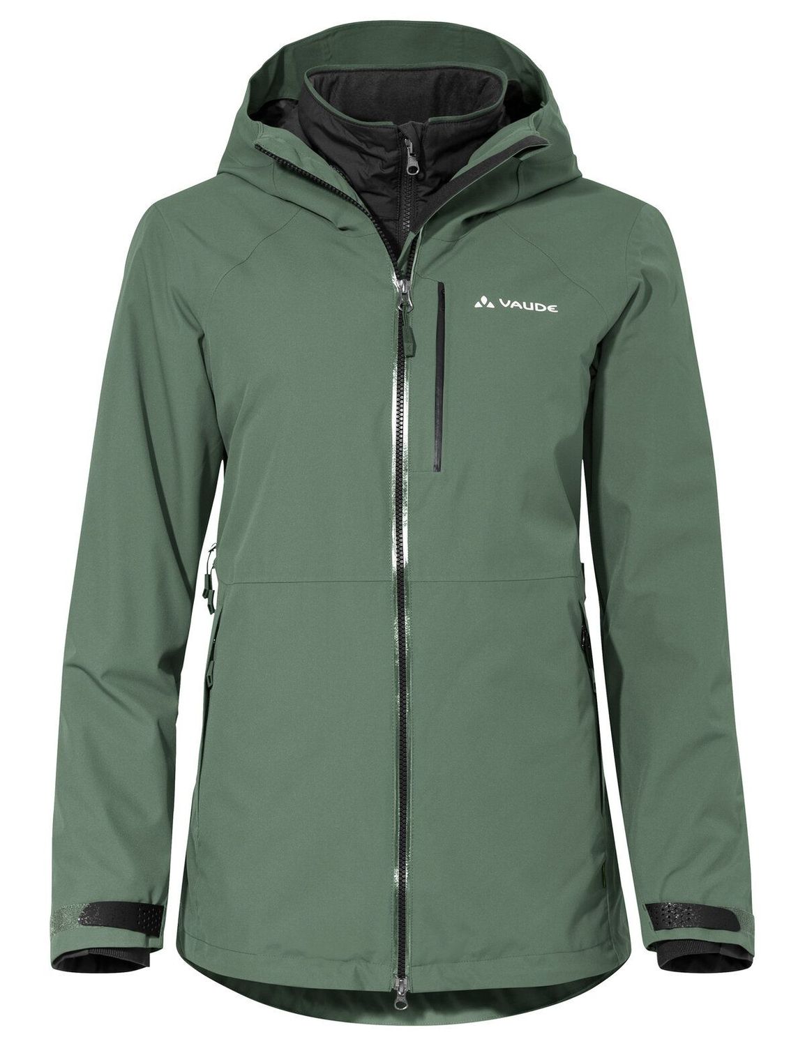 Vaude Elope 3in1 Jacket II Damen, Farbe: agave, Größe: 38