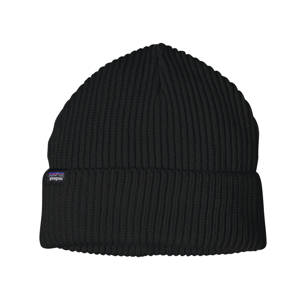 Patagonia Fishermans Rolled Beanie, Farbe: Black, Größe: onesize
