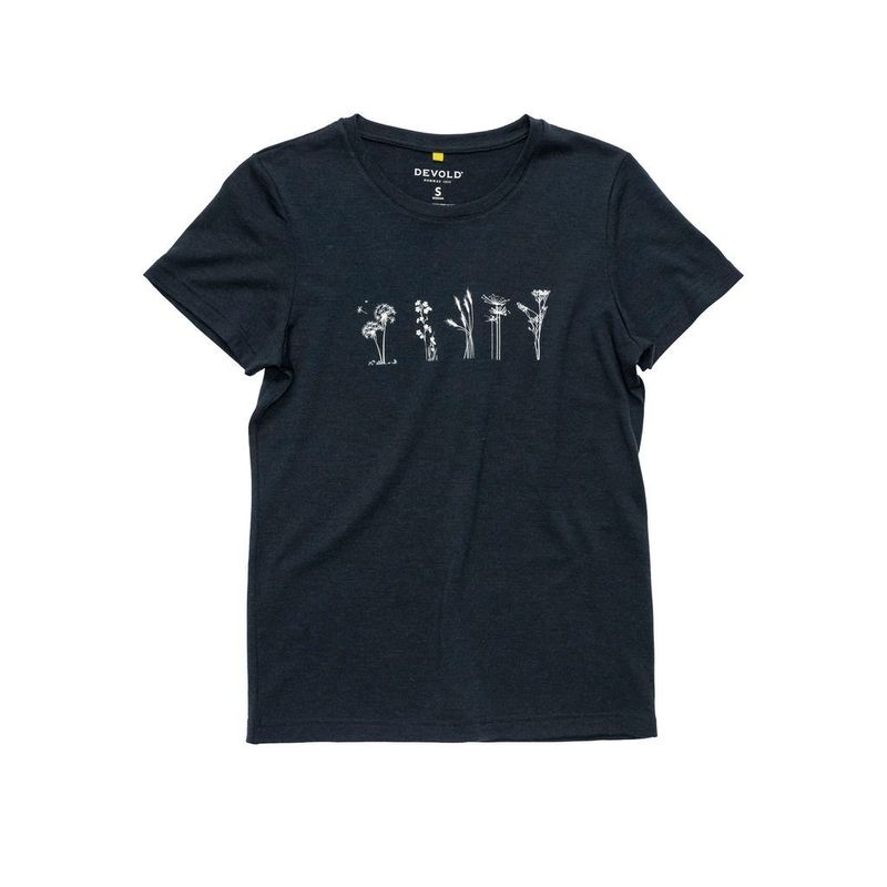 Devold Classic "Flowers" Tee Damen
