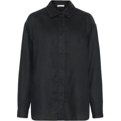 KnowledgeCottonApparel Loose linen long sleeved shirt Damen