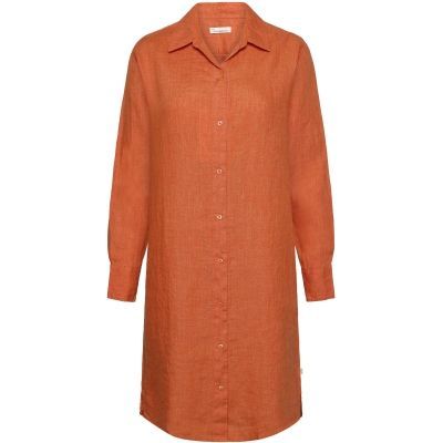 KnowledgeCottonApparel Organic Linen Dress Damen KnowledgeCottonApparel Organic Linen Dress Damen