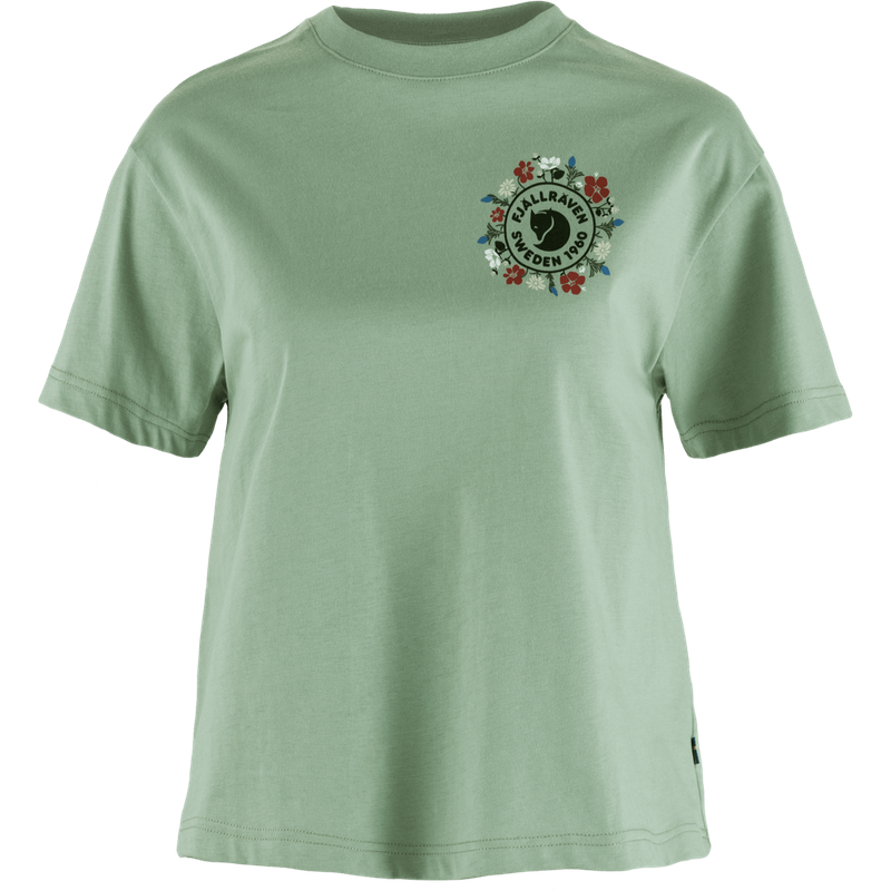 Fjäll Räven Fjällblomster Logo T-shirt Damen Fjäll Räven Fjällblomster Logo T-shirt Damen