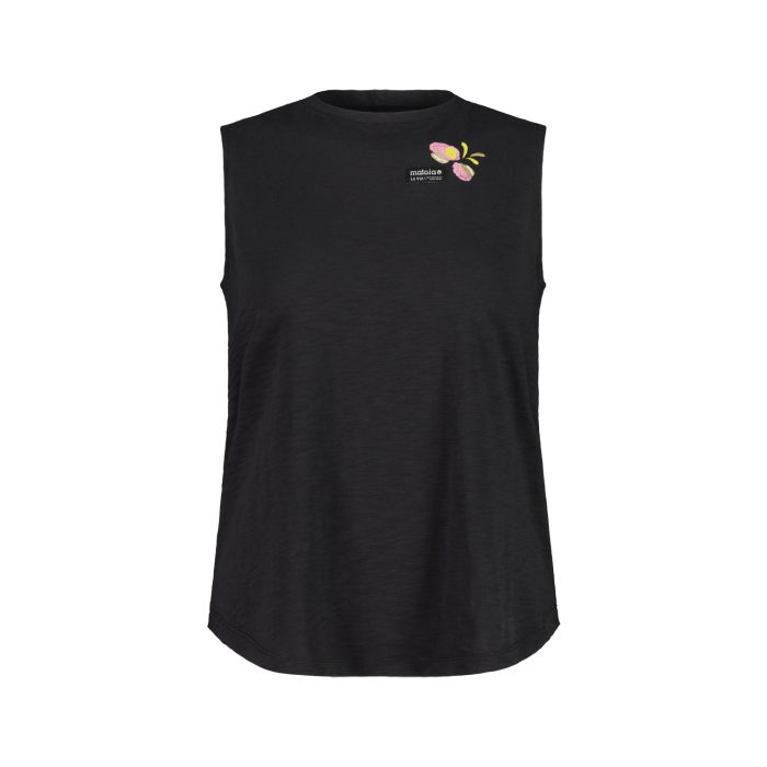 Maloja RoselendM. Organic Cotton Tank Damen, Größe: XS, Farbe: deep black