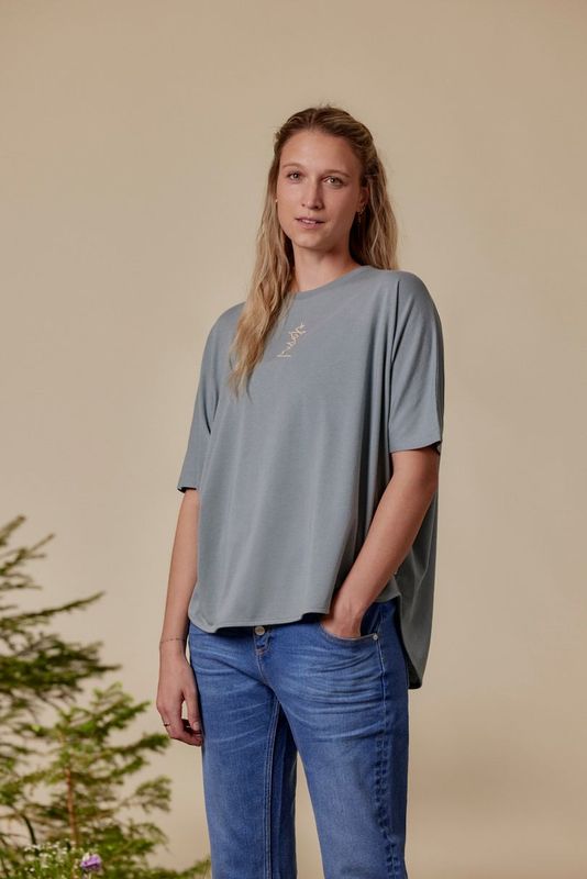 Maloja QuilkM. wood Cotton Hemp Tee Damen