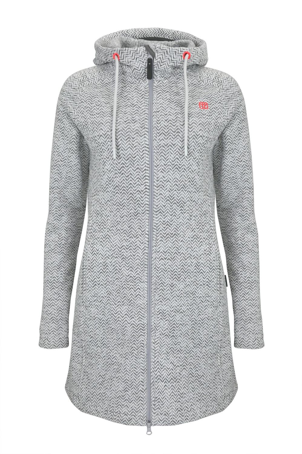 Elkline Durchgewärmt Fleecemantel Damen Elkline Durchgewärmt Fleecemantel Damen, Größe: 38, Farbe: white