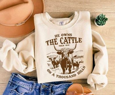 He owns the cattle