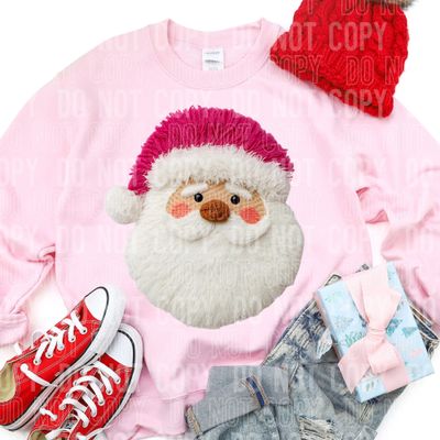 Santa with pink hat