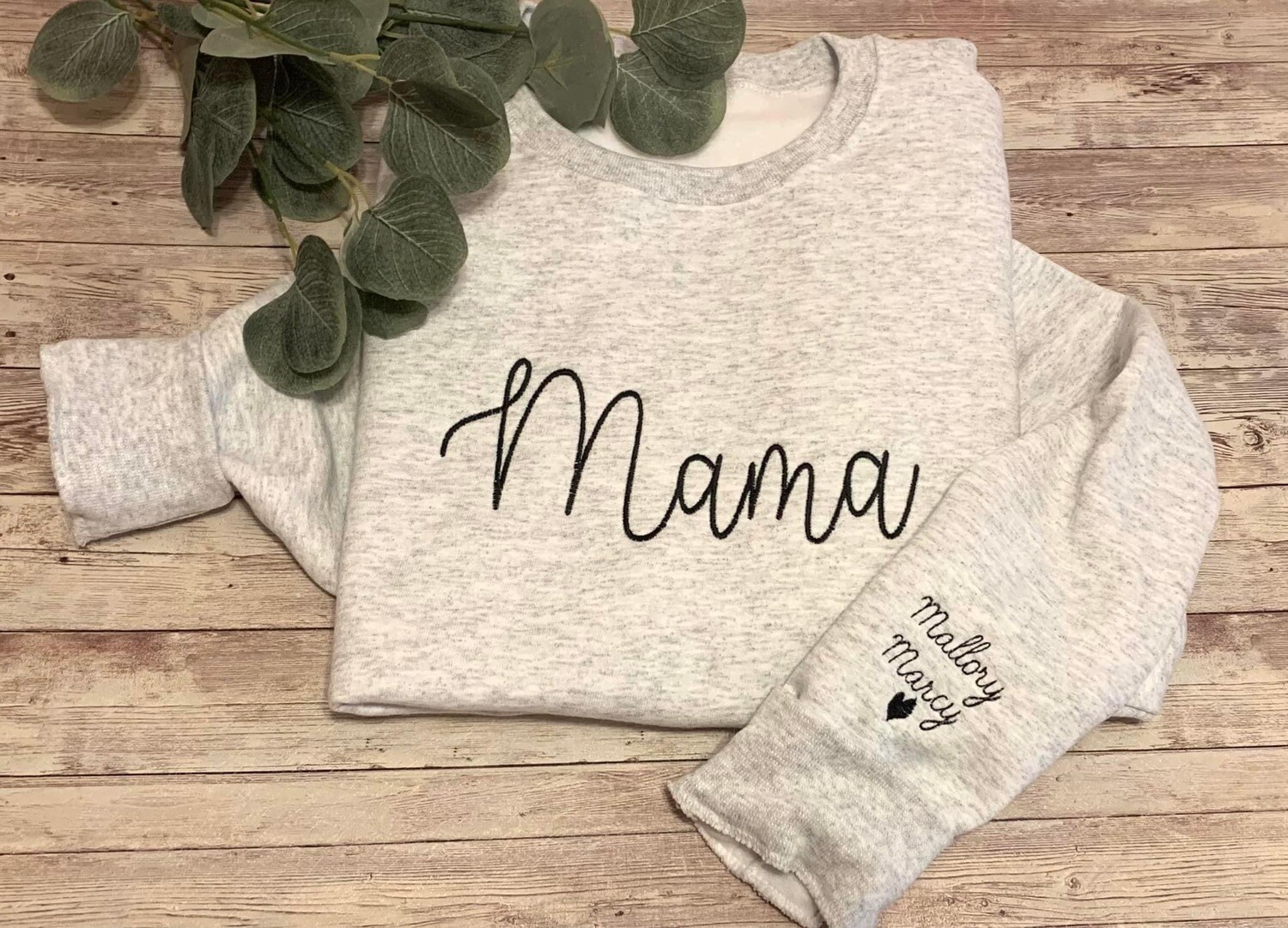 Embroidered sweatshirt