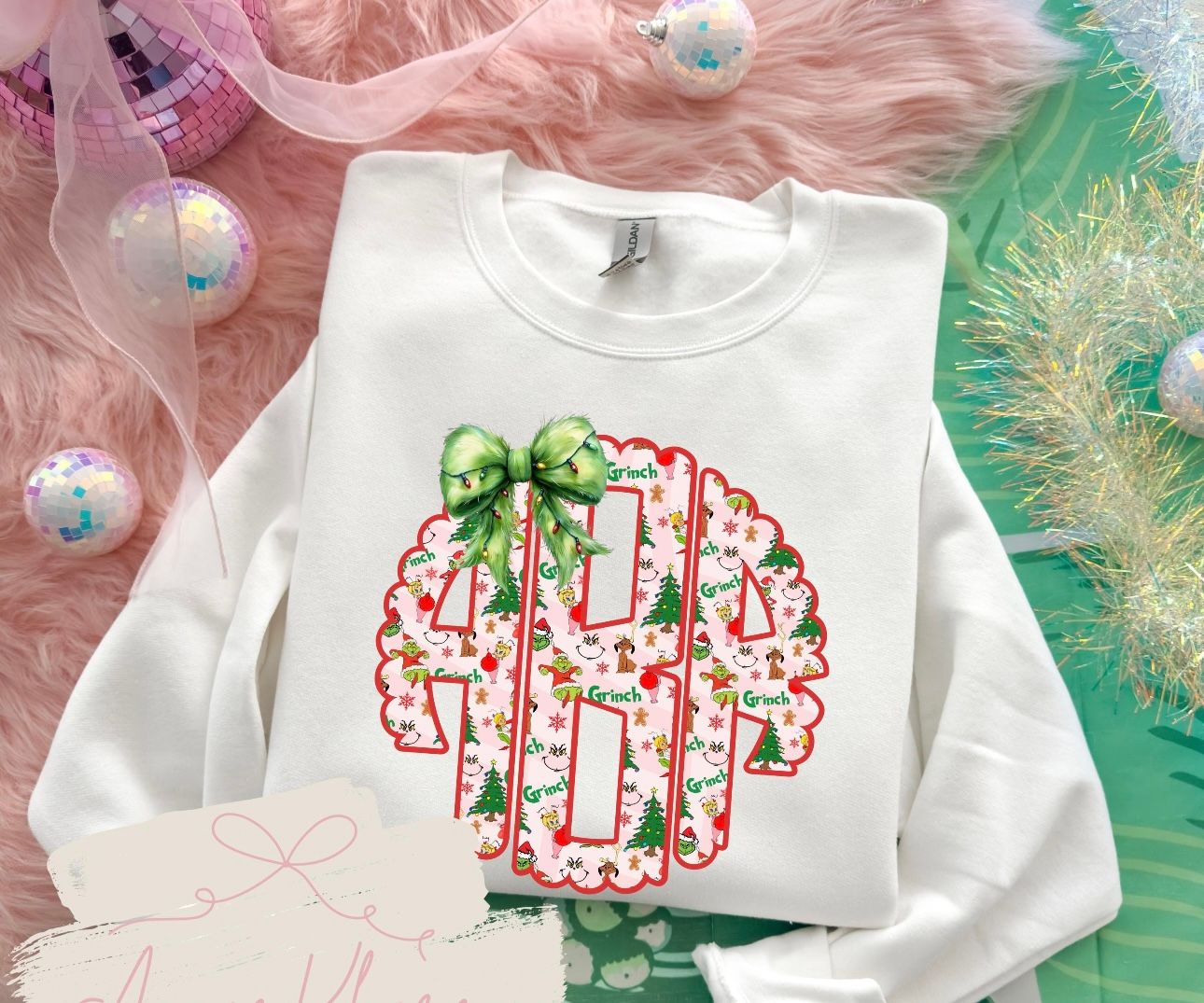 Grinch monogram youth