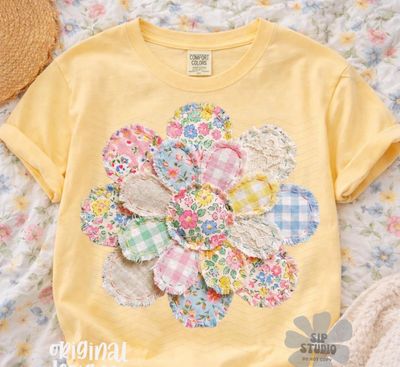 Patchwork flower
