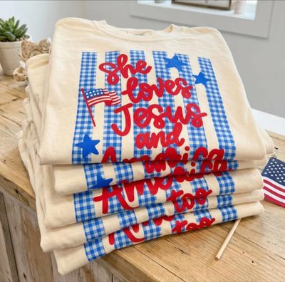 She loves Jesus and America too