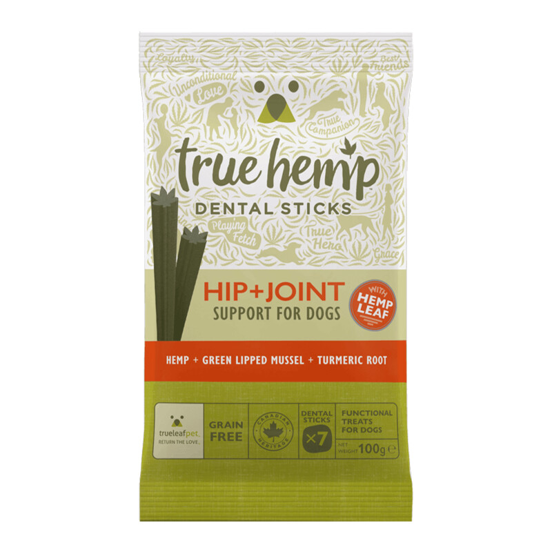True Hemp Dog Dental Sticks Hip &amp; Joint