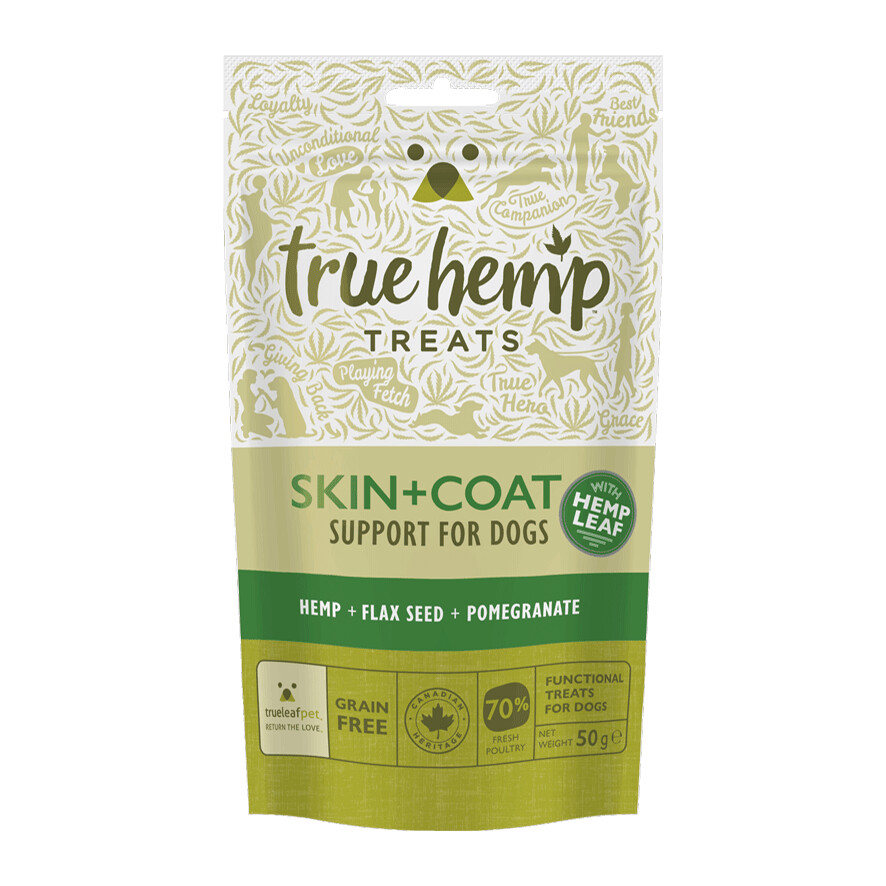 True Hemp Dog Treats Skin &amp; Coat