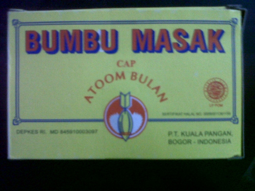 Bumbu Masak cap Atom Bulan