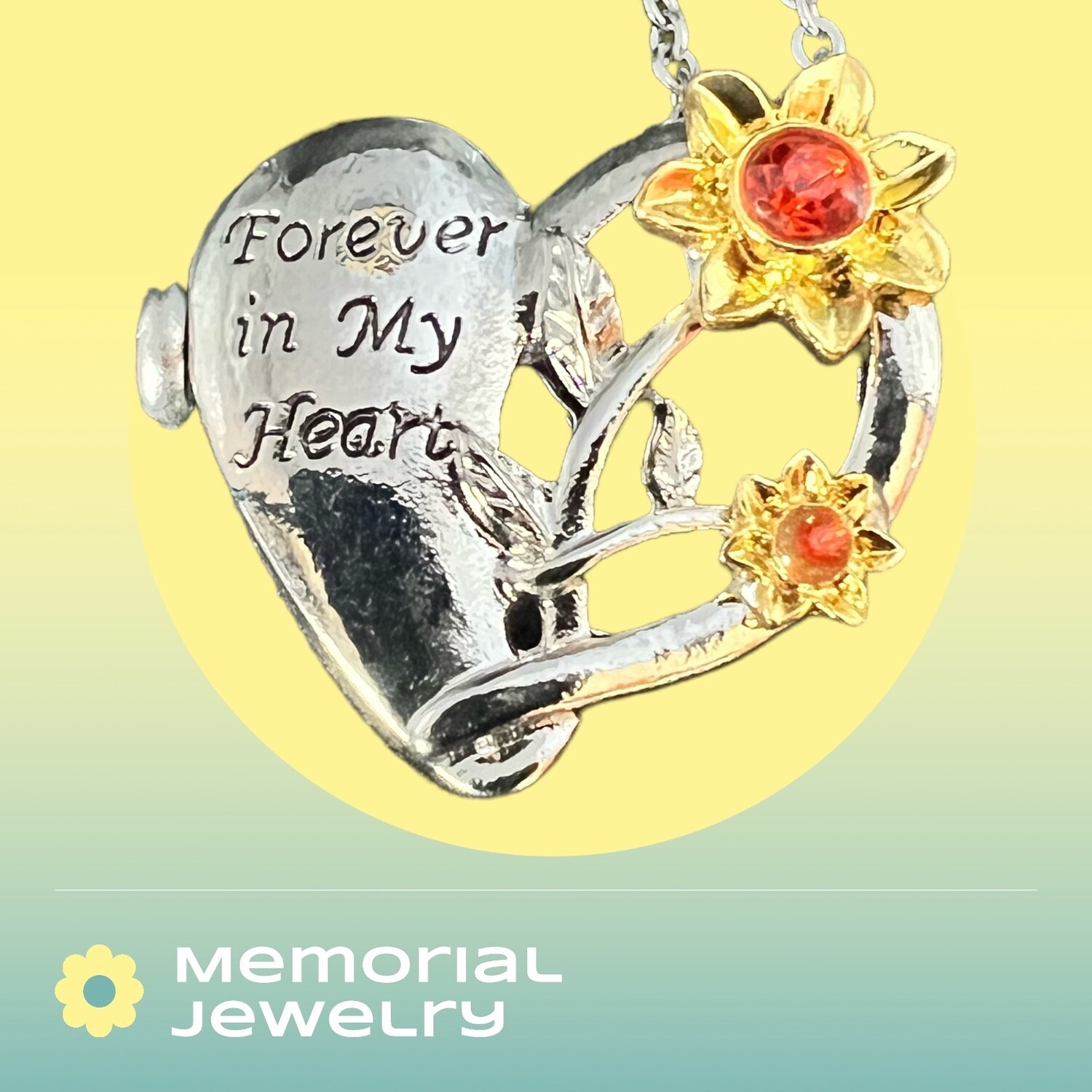 Forever in My Heart Memorial Jewelry