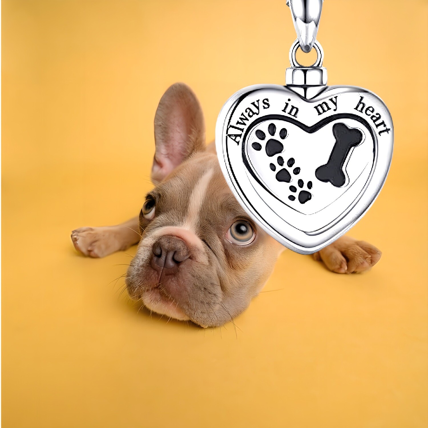 Dog Heart Memorial Jewelry