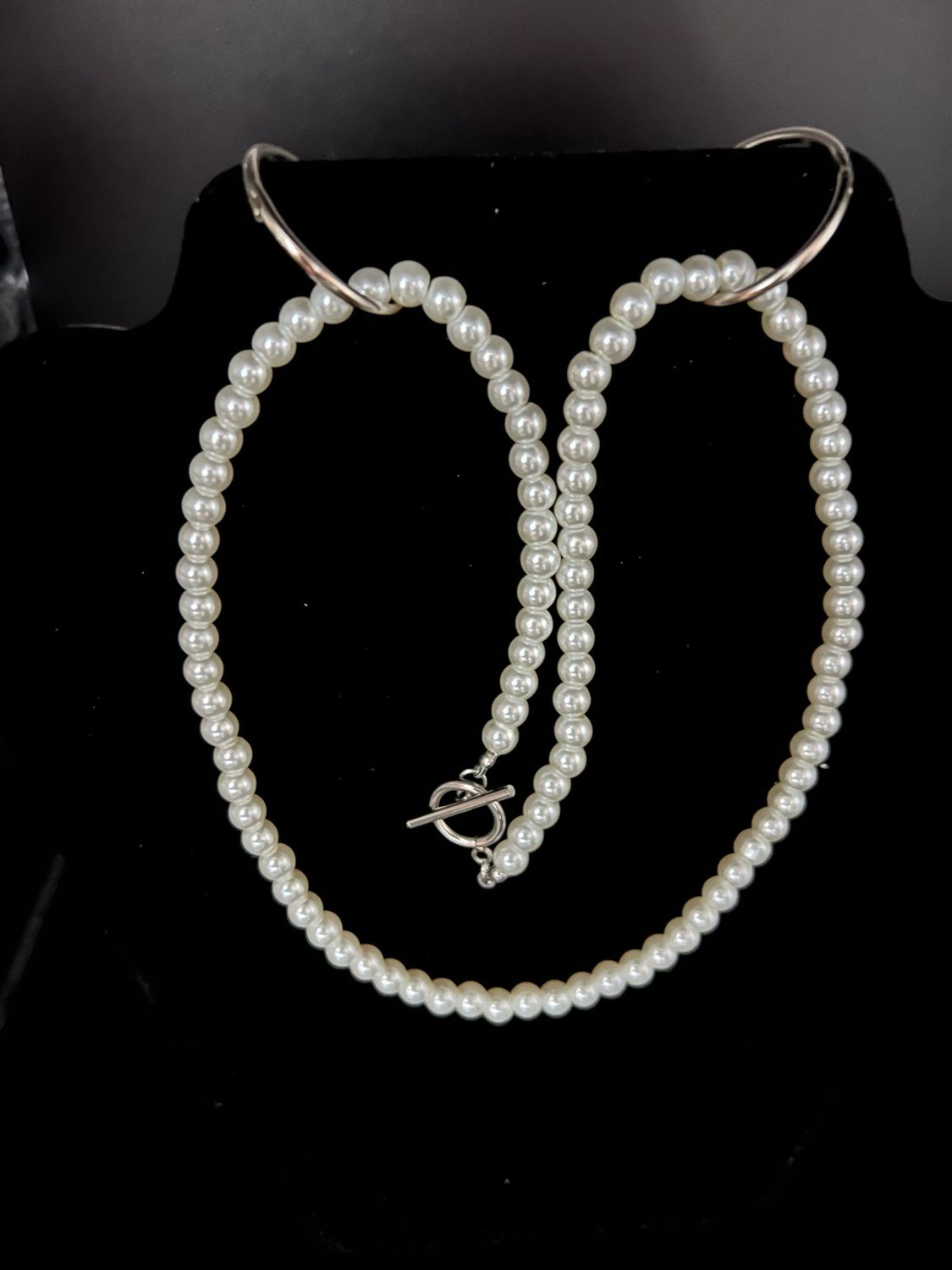 Pearls Simulate  21&quot;  Toggle Fastner