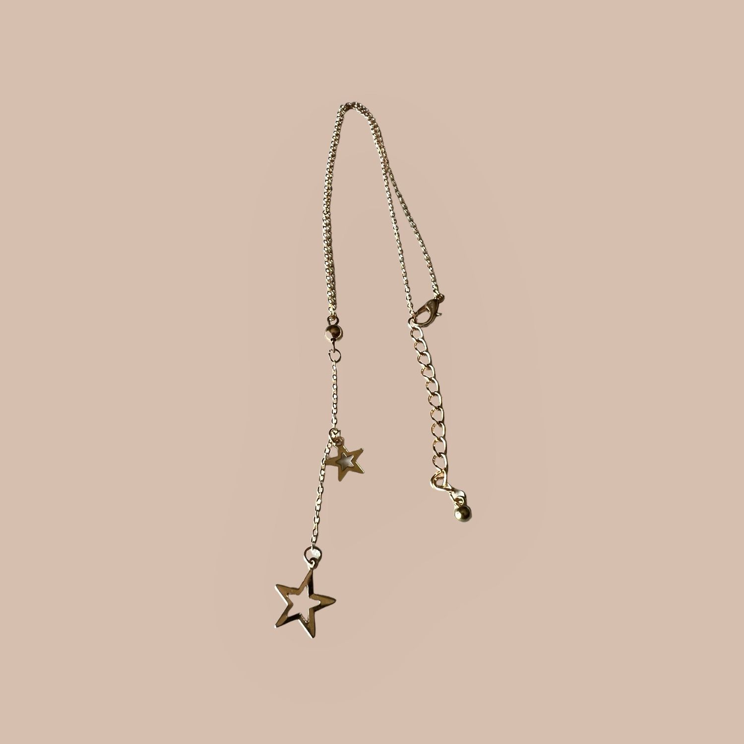 Necklace Gold Star Lariat