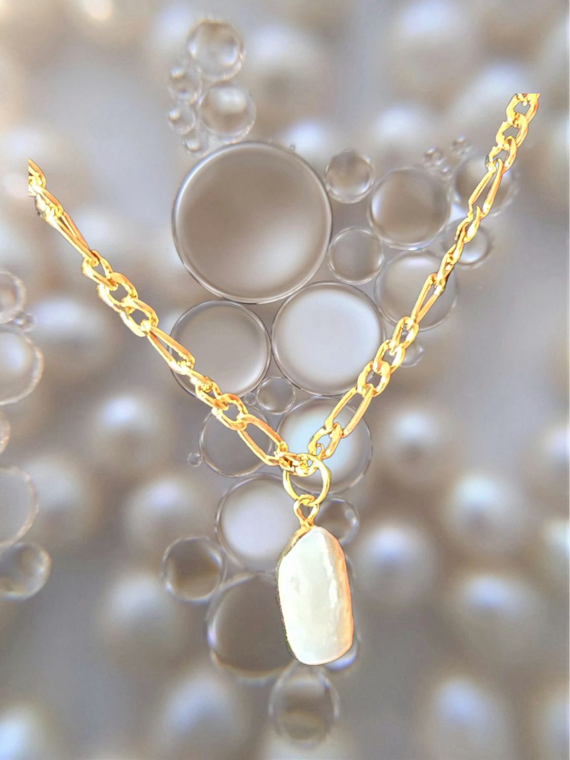 Necklace Natural Baroque Pearl