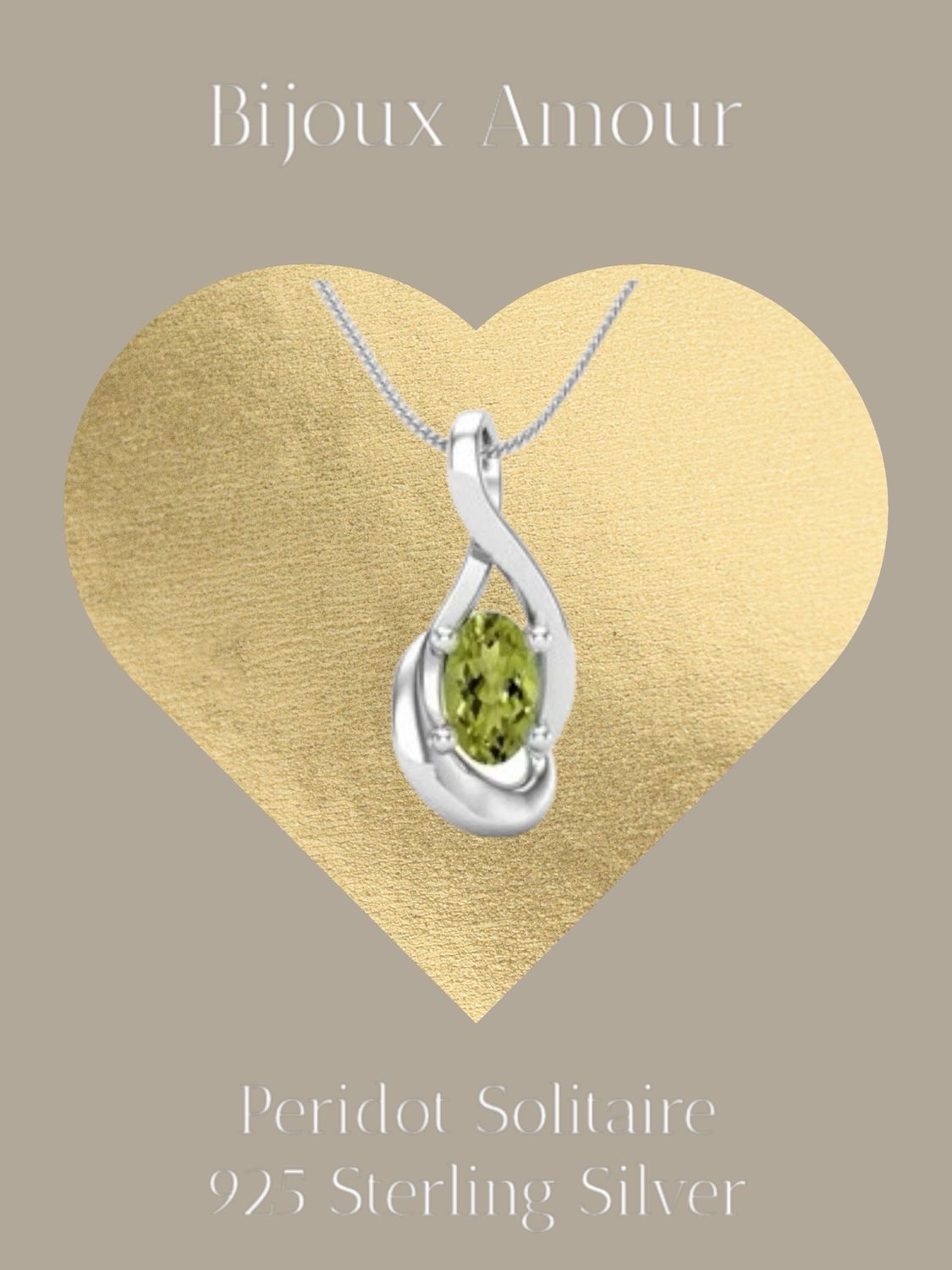 5x3mm Oval Peridot Minimalist Solitaire 925 Sterling Silver