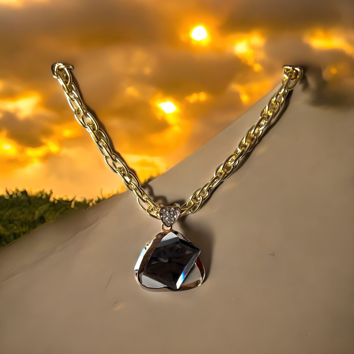 Necklace Stainless Steel with Pendant