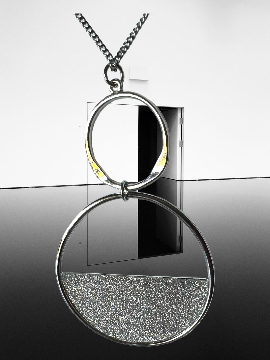 Contemporary Circle Necklace