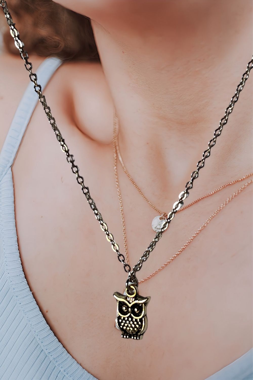 Necklace With Owl Pendant