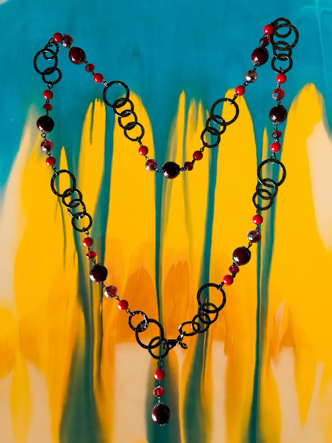 Premier Designs Very Berry Necklace contemporary art, jewelry, necklace, and earrings
