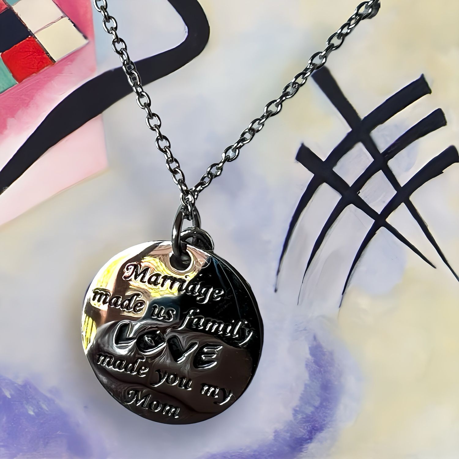 Pendants Honor Mom &amp; Tree Of Life On Chain