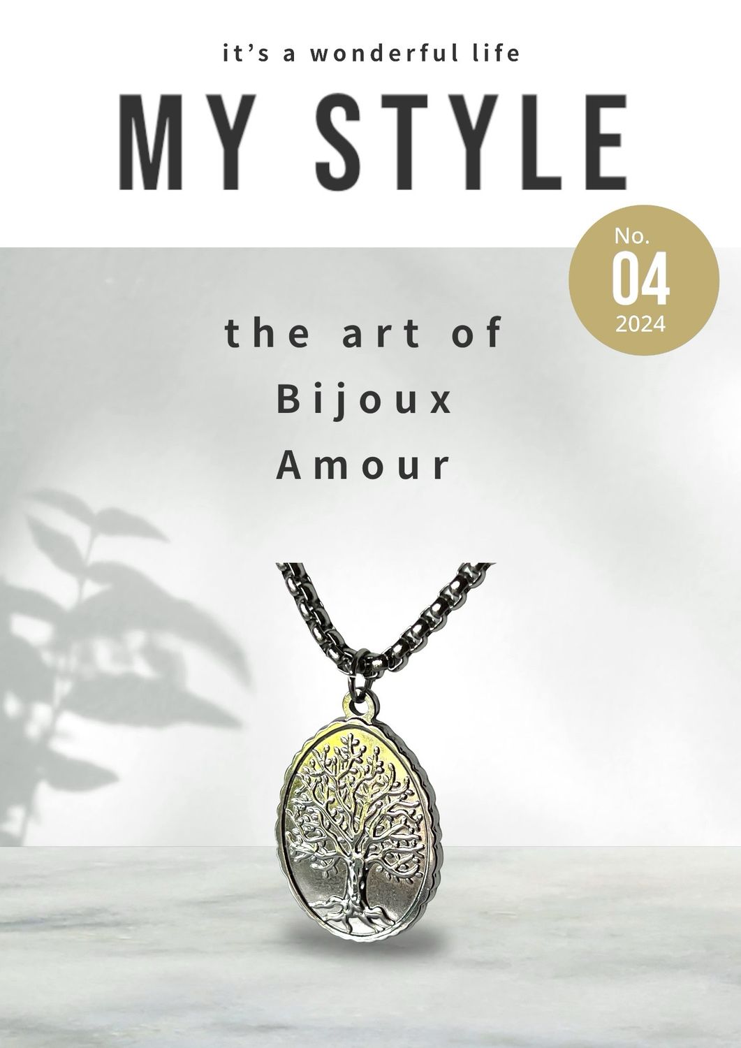 Exquisite silver stainless steel tree of life, pendant, and chain