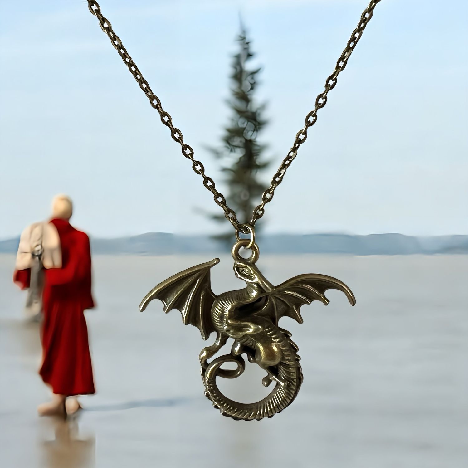Dragon Necklace With Chain