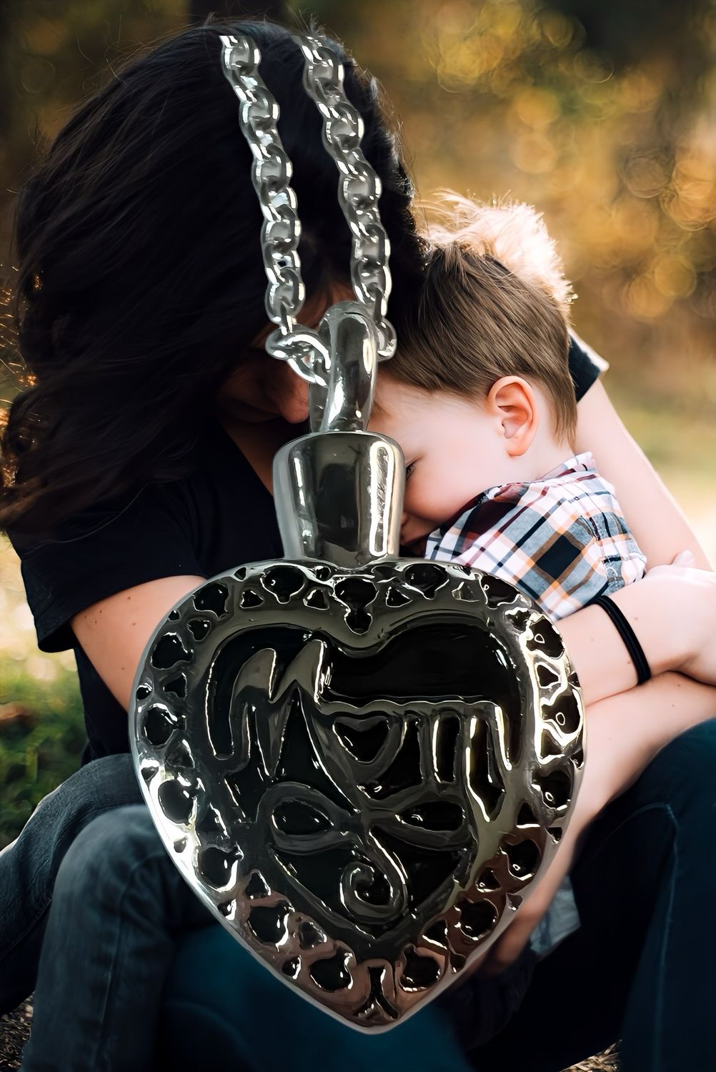 Mom Memorial Heart jewelry